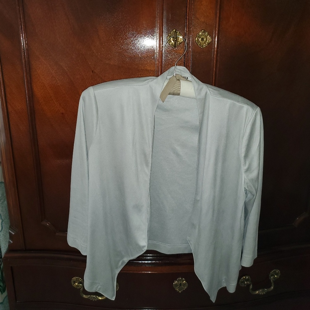 Faux cardigan lightweight jacket